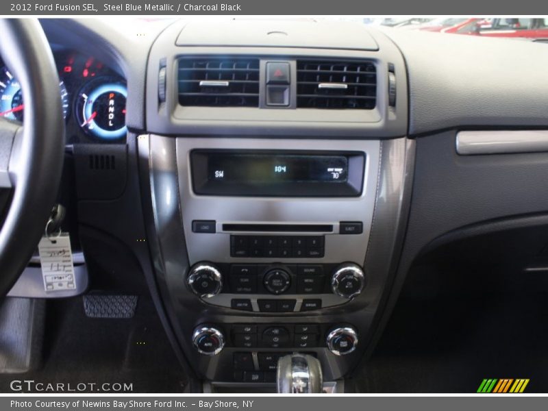 Steel Blue Metallic / Charcoal Black 2012 Ford Fusion SEL