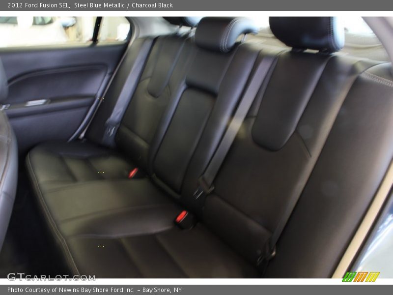 Steel Blue Metallic / Charcoal Black 2012 Ford Fusion SEL