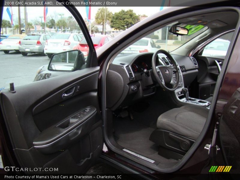 Dark Crimson Red Metallic / Ebony 2008 GMC Acadia SLE AWD