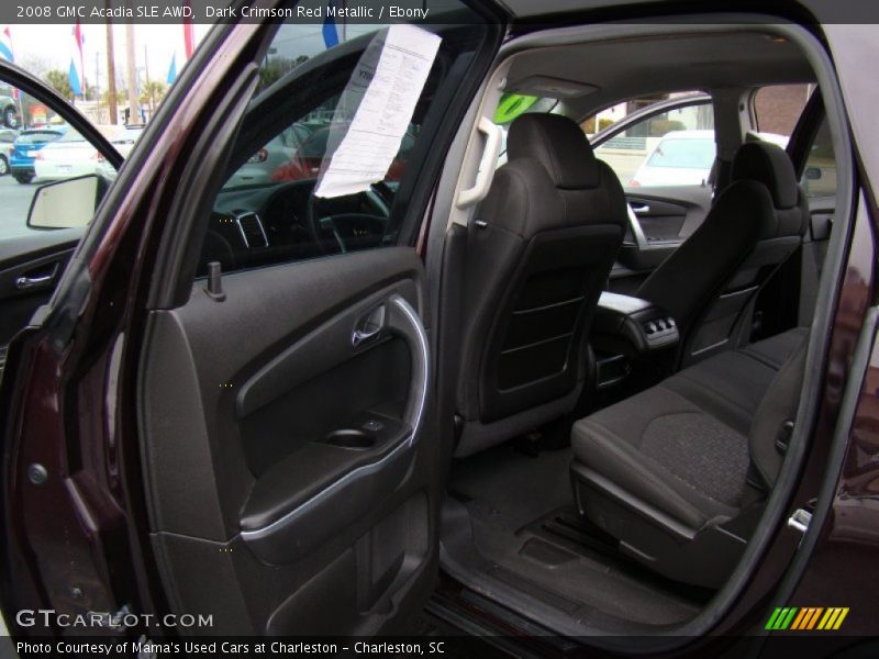 Dark Crimson Red Metallic / Ebony 2008 GMC Acadia SLE AWD