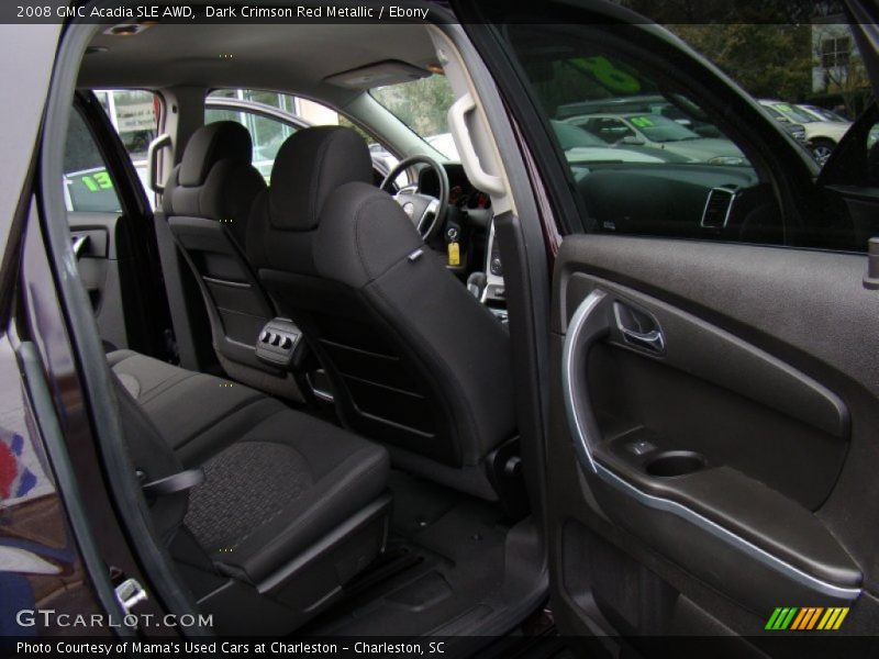 Dark Crimson Red Metallic / Ebony 2008 GMC Acadia SLE AWD
