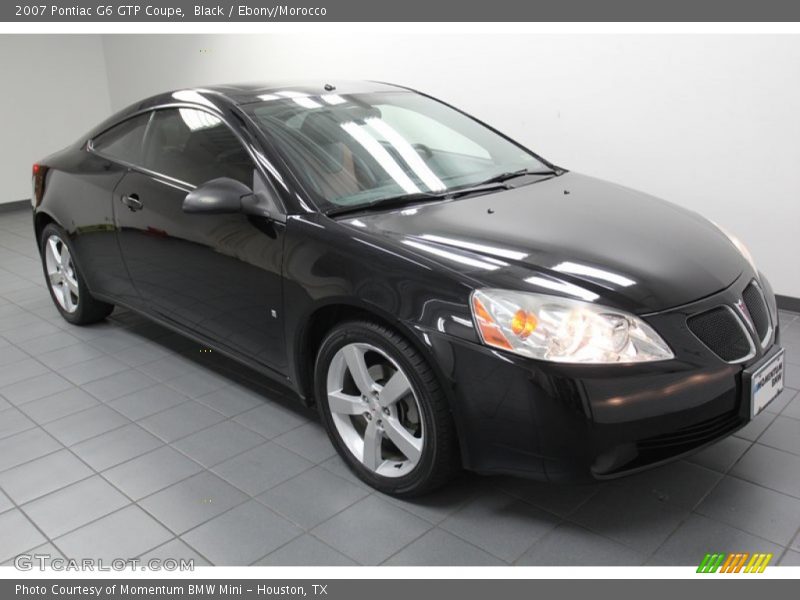 Black / Ebony/Morocco 2007 Pontiac G6 GTP Coupe