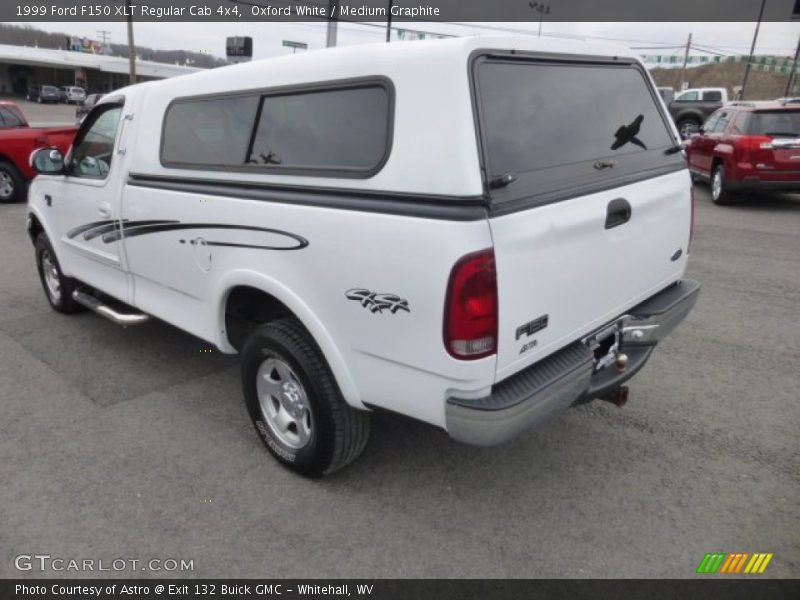 Oxford White / Medium Graphite 1999 Ford F150 XLT Regular Cab 4x4