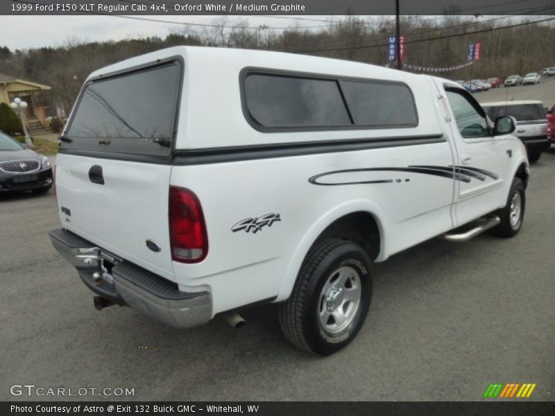 Oxford White / Medium Graphite 1999 Ford F150 XLT Regular Cab 4x4