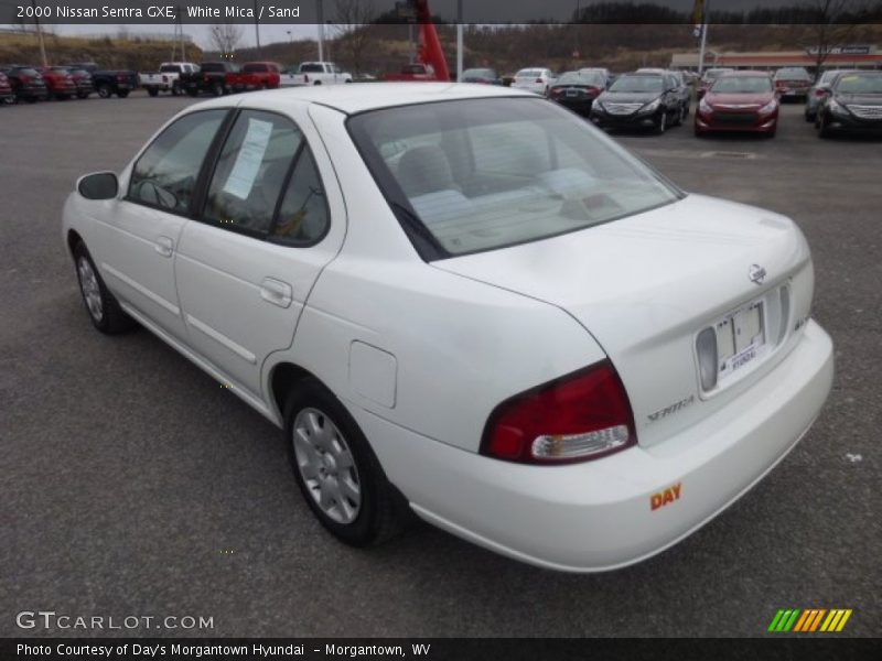  2000 Sentra GXE White Mica
