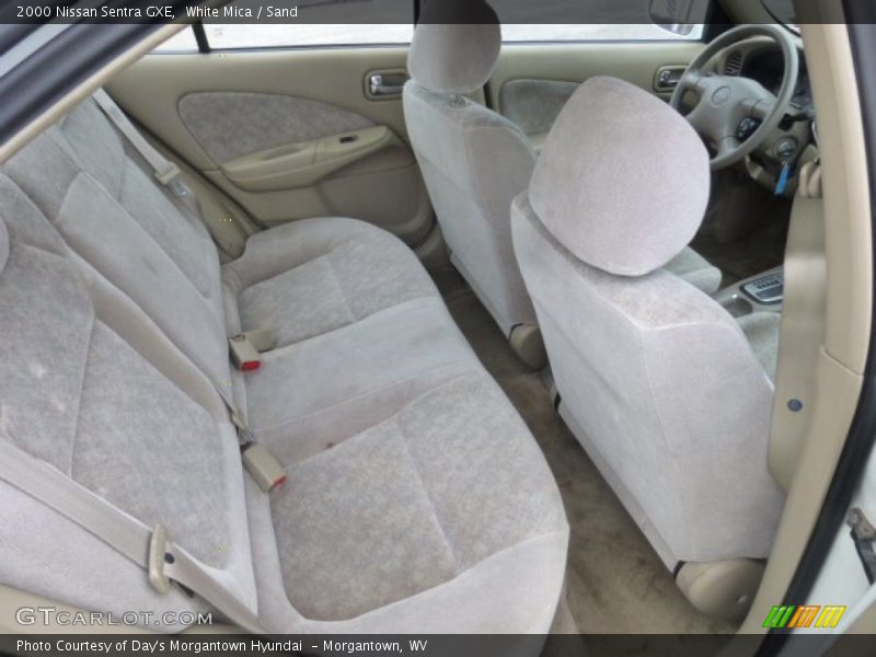 Rear Seat of 2000 Sentra GXE