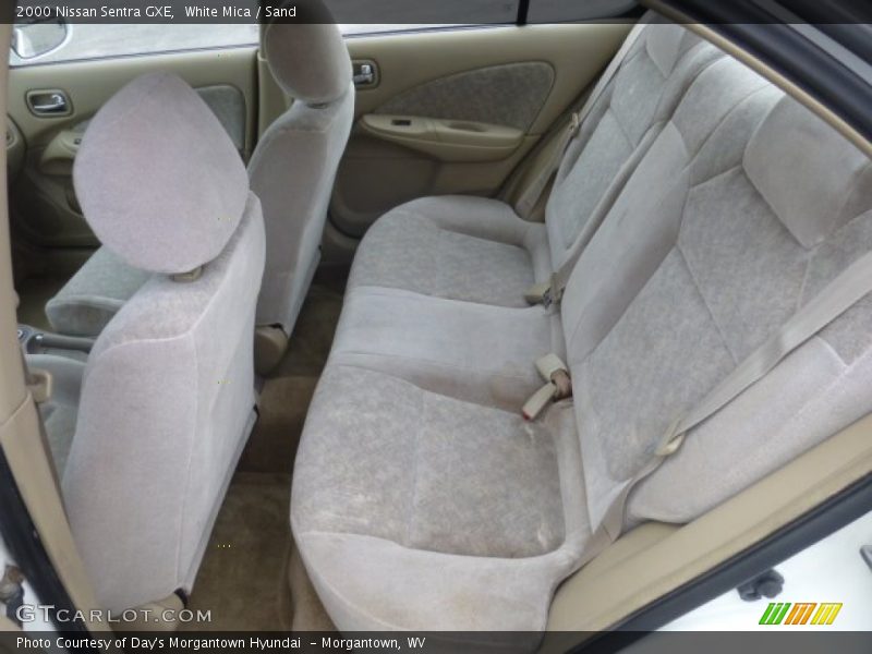 Rear Seat of 2000 Sentra GXE