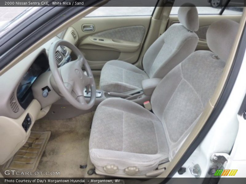 Front Seat of 2000 Sentra GXE