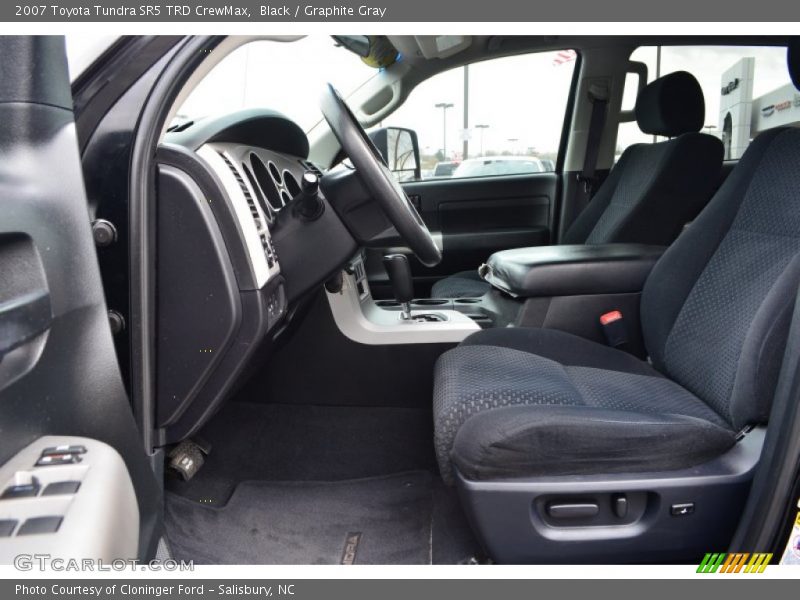 Front Seat of 2007 Tundra SR5 TRD CrewMax