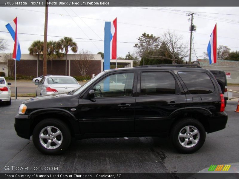 Mystic Black / Medium Pebble Beige 2005 Mazda Tribute s