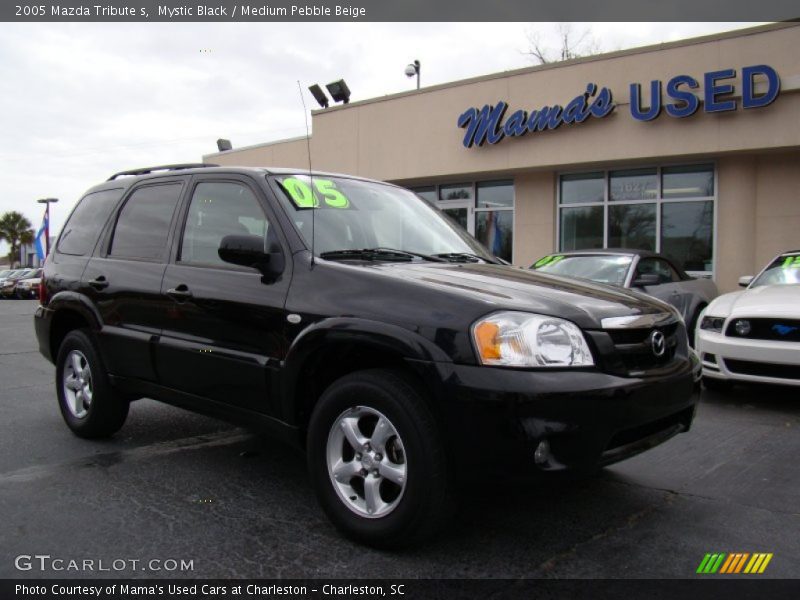 Mystic Black / Medium Pebble Beige 2005 Mazda Tribute s