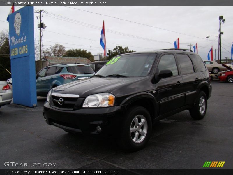 Mystic Black / Medium Pebble Beige 2005 Mazda Tribute s