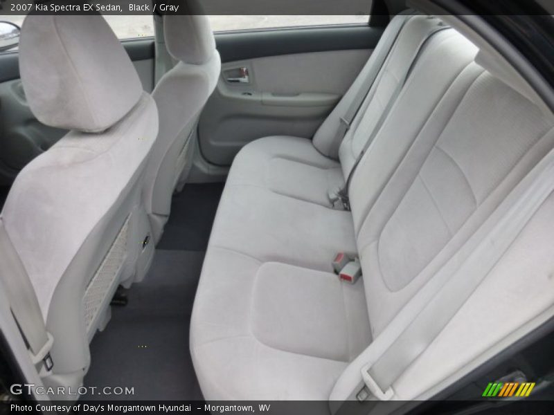 Black / Gray 2007 Kia Spectra EX Sedan