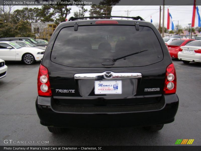 Mystic Black / Medium Pebble Beige 2005 Mazda Tribute s