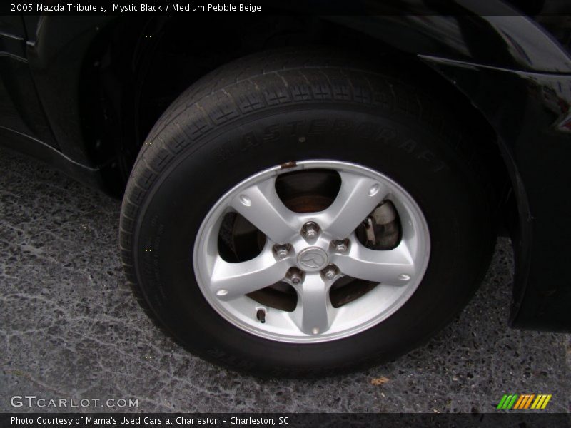 Mystic Black / Medium Pebble Beige 2005 Mazda Tribute s