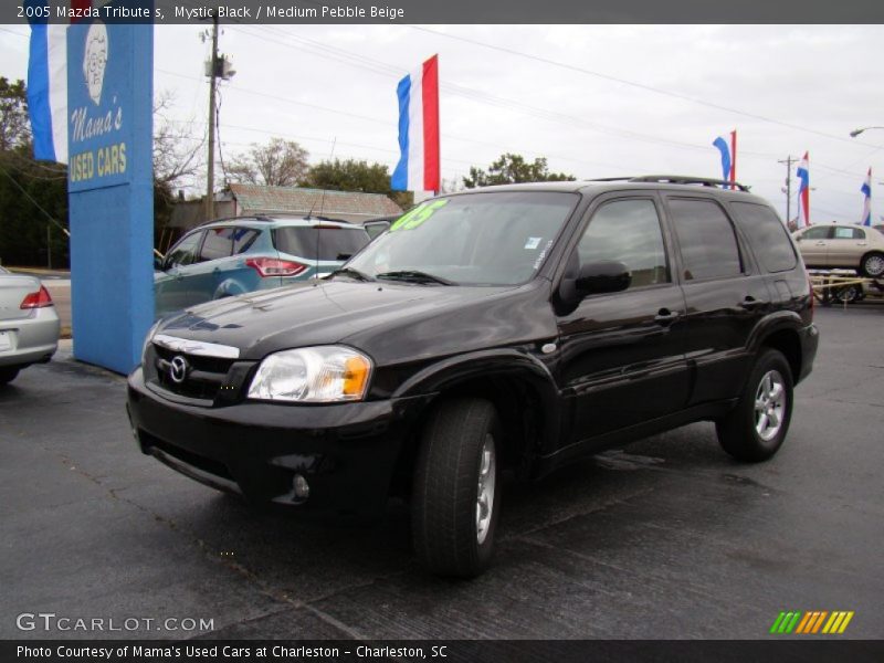 Mystic Black / Medium Pebble Beige 2005 Mazda Tribute s