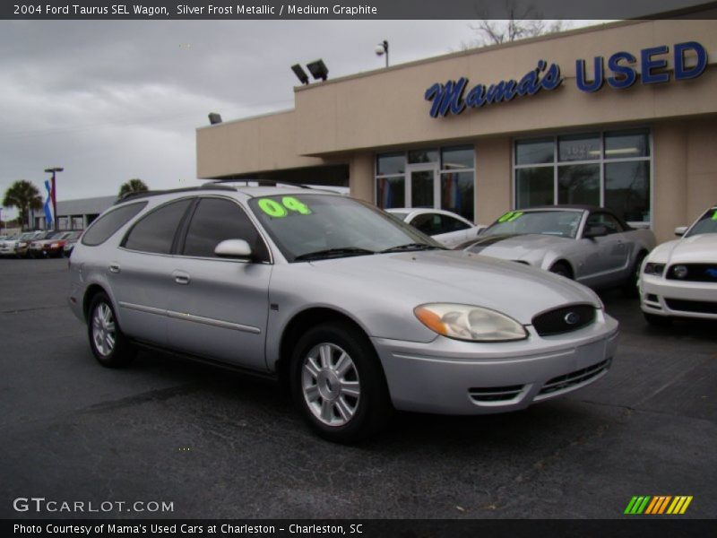 Silver Frost Metallic / Medium Graphite 2004 Ford Taurus SEL Wagon