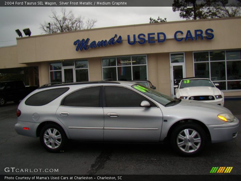 Silver Frost Metallic / Medium Graphite 2004 Ford Taurus SEL Wagon