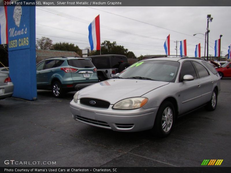 Silver Frost Metallic / Medium Graphite 2004 Ford Taurus SEL Wagon
