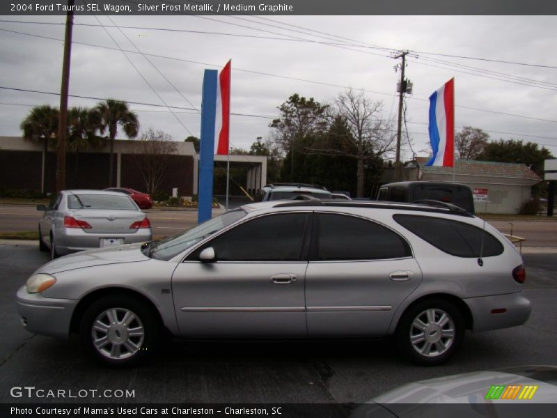Silver Frost Metallic / Medium Graphite 2004 Ford Taurus SEL Wagon