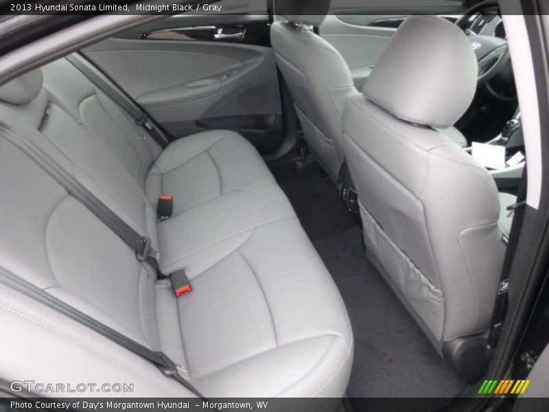 Midnight Black / Gray 2013 Hyundai Sonata Limited