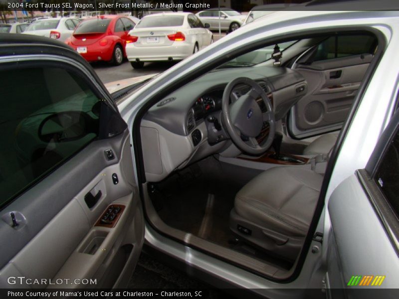 Silver Frost Metallic / Medium Graphite 2004 Ford Taurus SEL Wagon