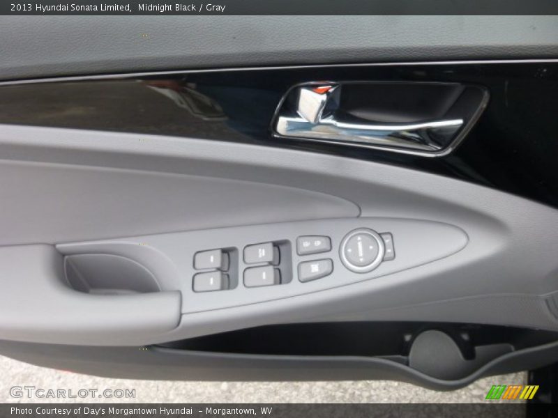 Midnight Black / Gray 2013 Hyundai Sonata Limited