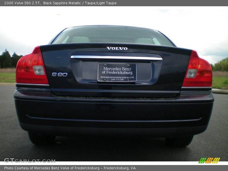 Black Sapphire Metallic / Taupe/Light Taupe 2006 Volvo S80 2.5T
