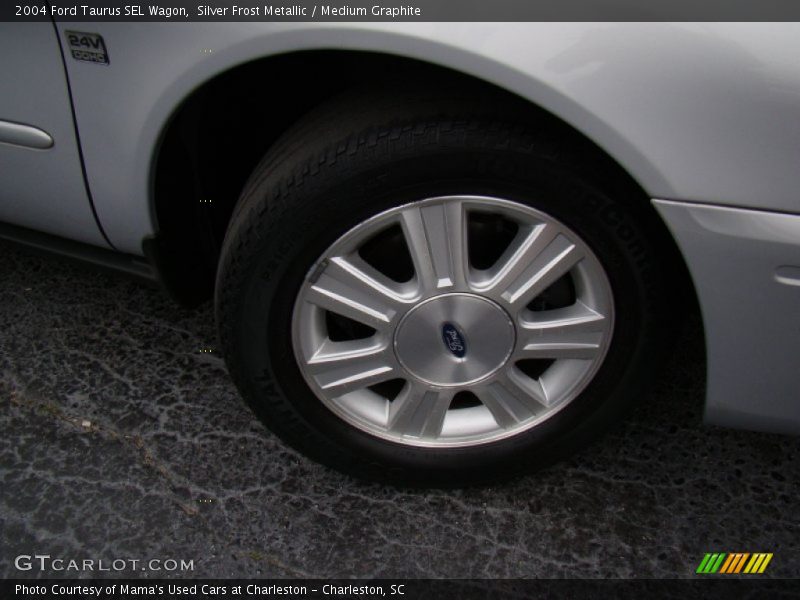 Silver Frost Metallic / Medium Graphite 2004 Ford Taurus SEL Wagon