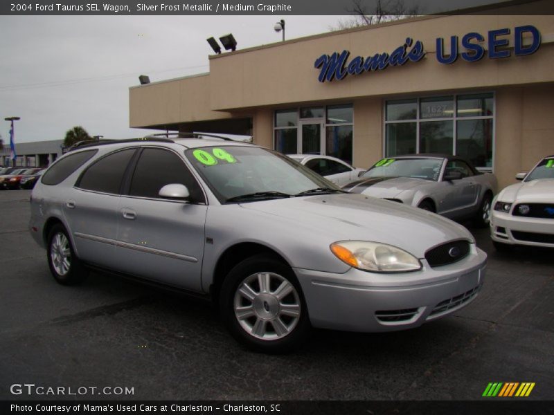 Silver Frost Metallic / Medium Graphite 2004 Ford Taurus SEL Wagon