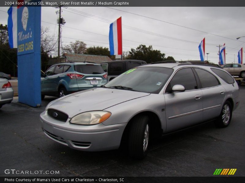 Silver Frost Metallic / Medium Graphite 2004 Ford Taurus SEL Wagon