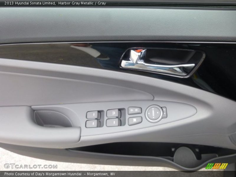 Harbor Gray Metallic / Gray 2013 Hyundai Sonata Limited