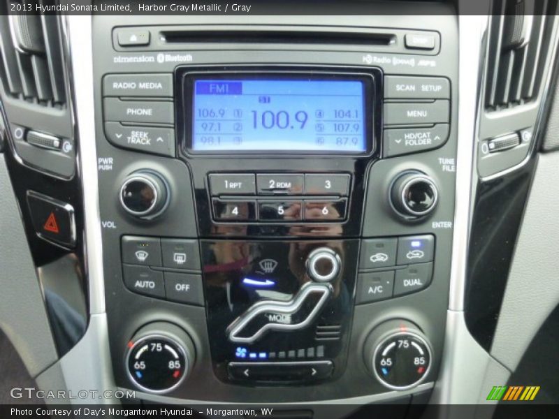 Harbor Gray Metallic / Gray 2013 Hyundai Sonata Limited