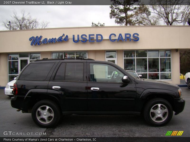 Black / Light Gray 2007 Chevrolet TrailBlazer LS