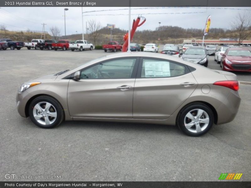 Desert Bronze / Beige 2013 Hyundai Elantra GLS