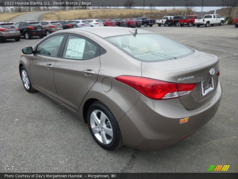 Desert Bronze / Beige 2013 Hyundai Elantra GLS