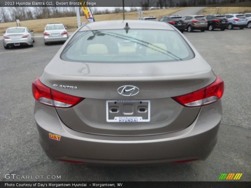 Desert Bronze / Beige 2013 Hyundai Elantra GLS