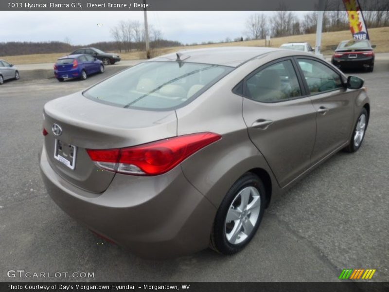 Desert Bronze / Beige 2013 Hyundai Elantra GLS