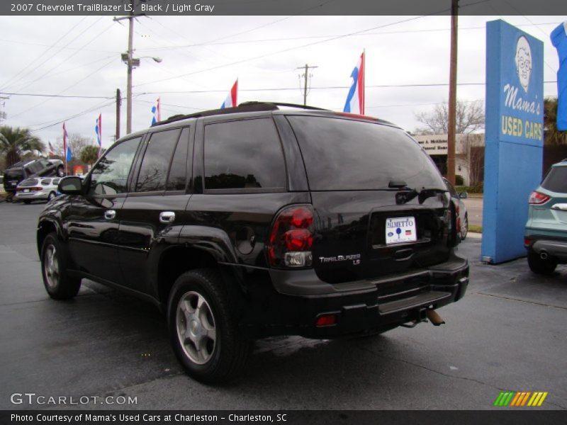 Black / Light Gray 2007 Chevrolet TrailBlazer LS