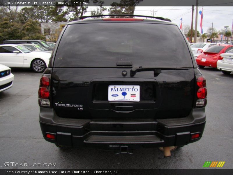 Black / Light Gray 2007 Chevrolet TrailBlazer LS