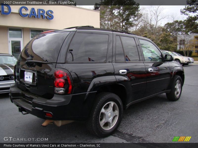 Black / Light Gray 2007 Chevrolet TrailBlazer LS