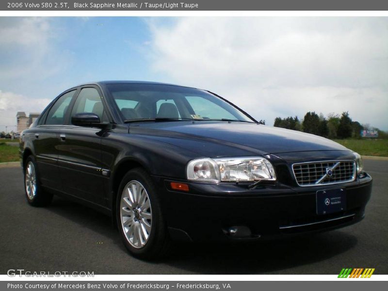 Black Sapphire Metallic / Taupe/Light Taupe 2006 Volvo S80 2.5T