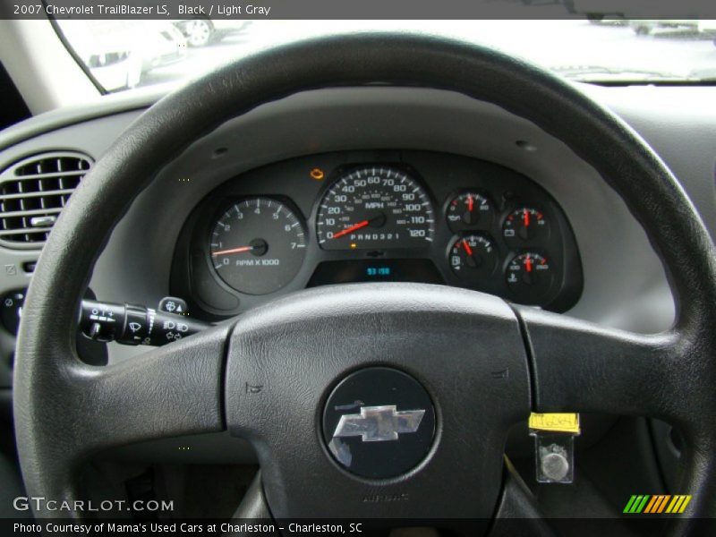 Black / Light Gray 2007 Chevrolet TrailBlazer LS