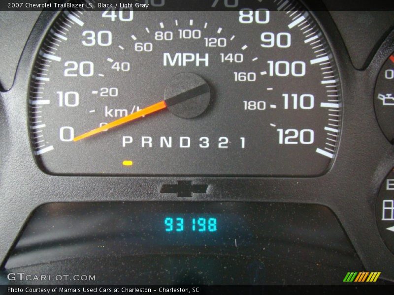 Black / Light Gray 2007 Chevrolet TrailBlazer LS