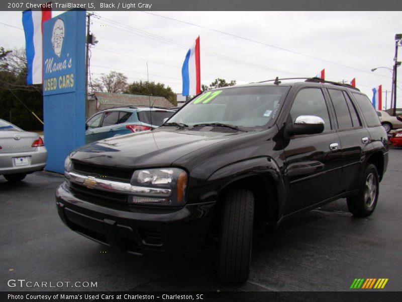 Black / Light Gray 2007 Chevrolet TrailBlazer LS