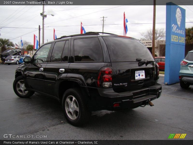 Black / Light Gray 2007 Chevrolet TrailBlazer LS