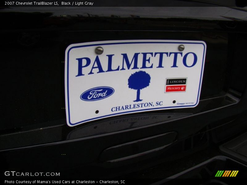 Black / Light Gray 2007 Chevrolet TrailBlazer LS