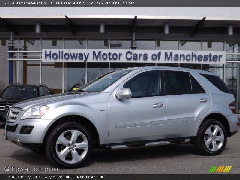 Iridium Silver Metallic / Ash 2009 Mercedes-Benz ML 320 BlueTec 4Matic