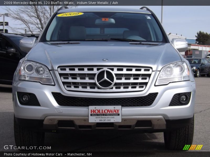 Iridium Silver Metallic / Ash 2009 Mercedes-Benz ML 320 BlueTec 4Matic