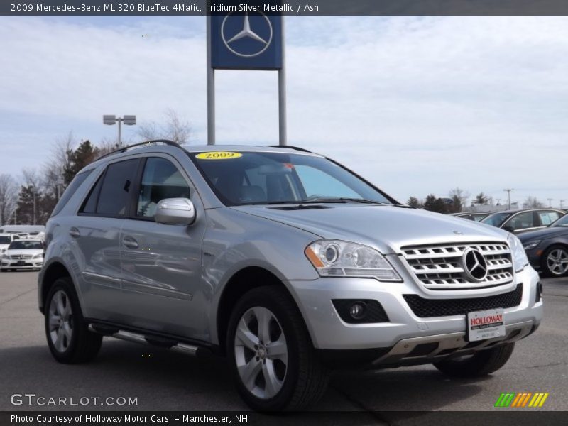 Iridium Silver Metallic / Ash 2009 Mercedes-Benz ML 320 BlueTec 4Matic